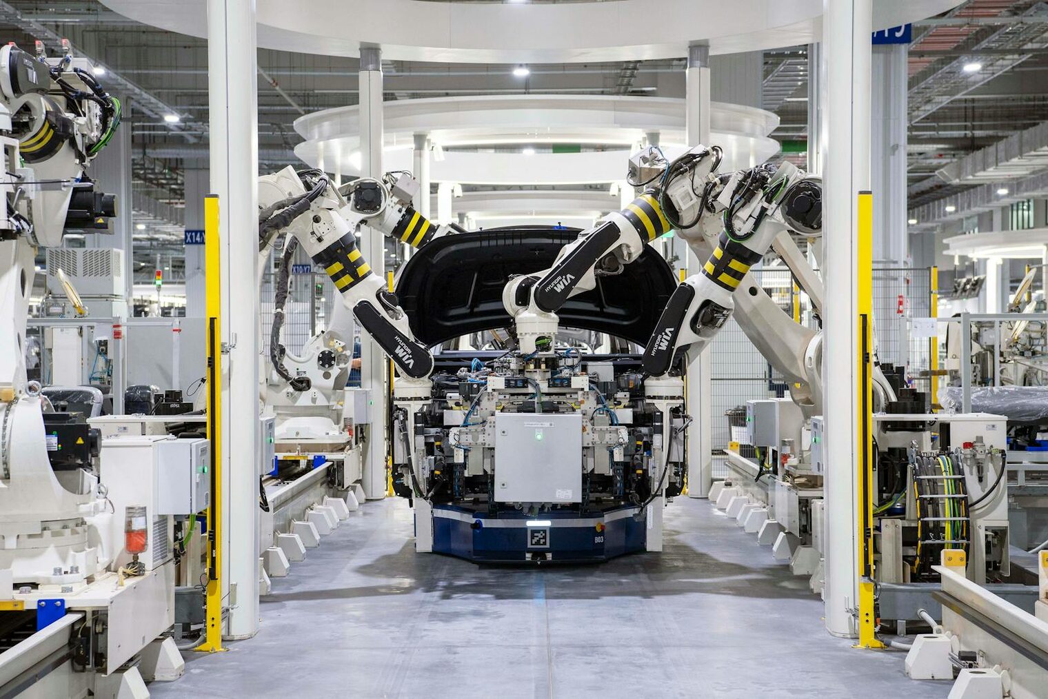 Automation and data on a manufacturing floor